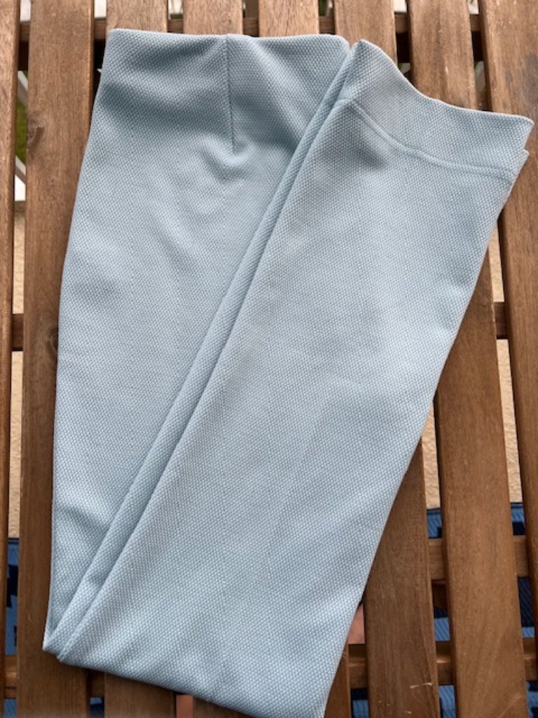 Peace Of Cloth Solstice Pique Knit Annie Pull-On Pant, Blue Xs Nwt